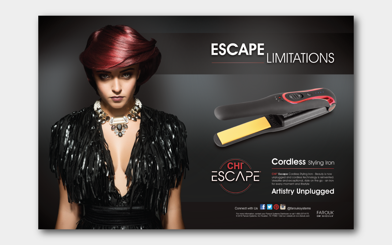 Chi escape clearance cordless flat iron